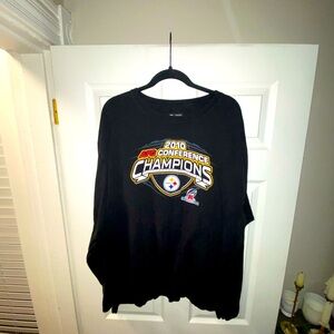 Steelers 2010 AFC Champions Long-Sleeve Shirt Size XXL